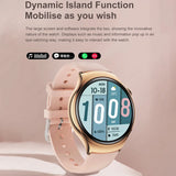 Advanced Full Steel Smartwatch with Bluetooth Calling & Health Tracking