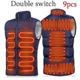 USB Heated Vest for Men & Women – 23-Zone Electric Heating Winter Vest, Thermal Warm Jacket