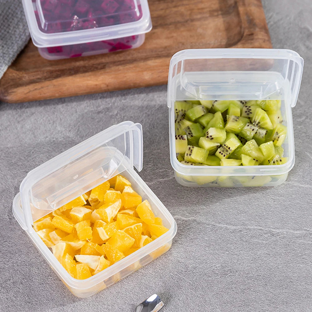 Caja transparente para guardar queso y mantequilla | Organizador de cocina para el frigorífico y el almacenamiento de alimentos