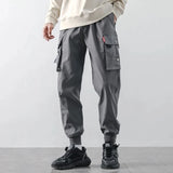 Men’s Lightweight Safari Cargo Pants – Elastic Waist Casual Trousers with Pockets