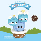 Mini Cactus Succulent Building Block Set – Educational DIY Toy