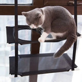 Double-Layer Cat Hammock Bed with Tunnel – Breathable Hanging Window Seat