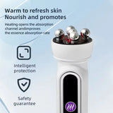 3-in-1 RF EMS Facial Roller - Skin Tightening & Anti-Aging Massager with Heating