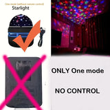 Galaxy Projector Night Light – Starry Sky & Ocean Wave Projection with 7 Colors