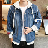 Men's Casual Denim Jacket with Cotton Lining – Stylish & Comfortable Outerwear for Spring & Autumn