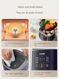Hervidor y vaporizador automático de huevos de 220 V para desayunos rápidos y fáciles