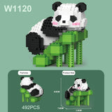 Cute Panda Building Blocks Set – DIY Educational Assembly Toy for Kids