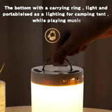 Wireless Bluetooth LED Speaker Lamp – Touch Control Night Light with Colorful Dimming & Built-In Stereo Sound for Home & Bedroom