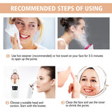 Electric Blackhead Remover Vacuum with 5 Suction Heads for Deep Pore Cleaning & Acne Control