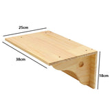 Wall-Mounted Wooden Cat Shelf – Space-Saving Cat Climbing Furniture