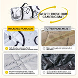 Waterproof Outdoor Picnic Blanket with Thermal Insulation & Foldable Carry Design