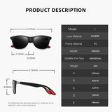 Vintage Square Unisex Sunglasses – Polarized Anti-Glare UV400 Shades for Driving & Fishing