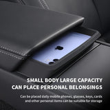 Silicone Armrest Storage Box for Tesla Model 3 Highland – Glasses & Phone Organizer