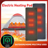 Electric Heated Sleeping Pad – 5V USB Rechargeable Thermal Mattress for Outdoor & Indoor Use
