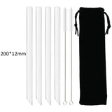 Durable High Borosilicate Glass Drinking Straws – Reusable & Eco-Friendly