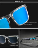 KDEAM Polarized Sunglasses – Trendy UV400 Square Frame Eyewear for Men & Women