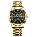 Men’s Stainless Steel Quartz Wristwatch with Waterproof Chronograph