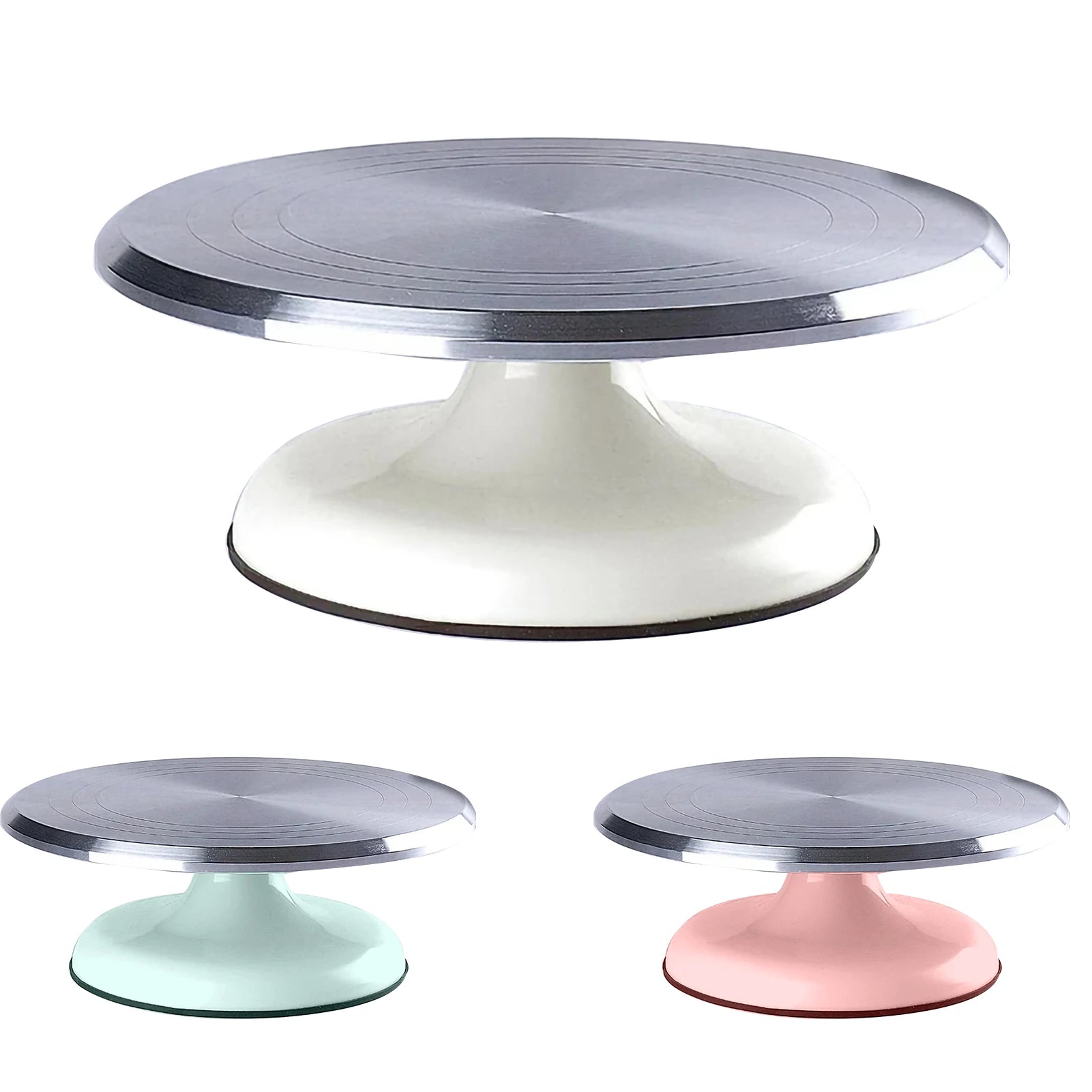 Aluminum Alloy Cake Turntable Rotating Decorating Stand for Perfect Cake Designs