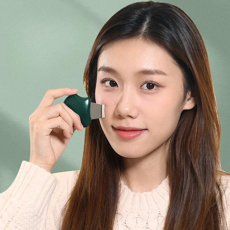 Manual Facial Skin Scrubber Tool for Deep Cleansing & Anti-Wrinkle Care