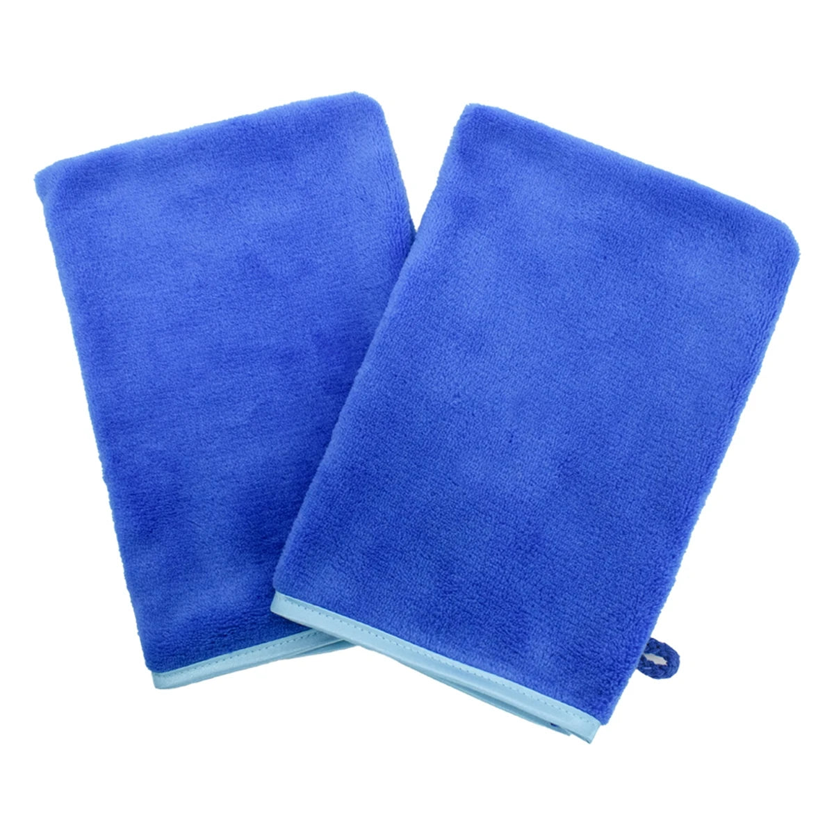 2-Pack Reusable Makeup Remover Gloves – Microfiber Facial Cleansing Mitts for Deep Pore Cleaning