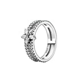Elegant Unisex Zircon Silver Ring – Timeless Design for Daily Wear & Special Occasions