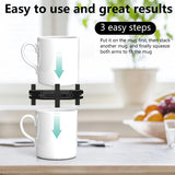 Space-Saving Coffee Mug Stacker – Maximize Cabinet Space with Ease