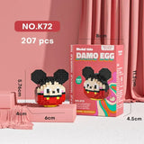Disney Stitch & Sanrio Building Blocks Set - Cute Character Model Kit for Kids