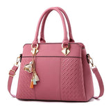 Chic PU Satchel Bag with Embroidery – Stylish & Versatile for Every Occasion
