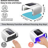 96W Professional UV/LED Nail Lamp with Auto Sensor and Mirror Base