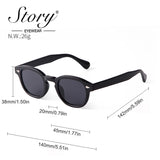 Gafas de sol redondas pequeñas con degradado azul de moda: gafas de sol cuadradas de diseño vintage con diseño de tortuga para hombres y mujeres