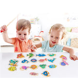 Montessori Magnetic Wooden Fishing Toy – Educational Marine Life Game for Kids