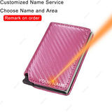 Slim RFID PU Leather Wallet – Trifold Business Card Holder for Men & Women