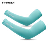 Men’s UV Protection Ice Silk Arm Sleeves – Non-Slip, Breathable Summer Sports Gear