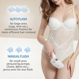 2-in-1 IPL Laser Hair Removal Device - Permanent At-Home Hair Remover for Face & Body