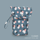 Bolsa organizadora de pañales para bebé, reutilizable, impermeable, bolsa de tela húmeda/seca, bolsa de almacenamiento para pañales de momia para llevar pañales desechables, ropa
