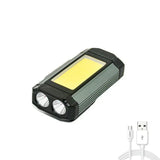 Magnetic COB Work Light – USB Rechargeable LED Flashlight & Camping Lantern