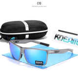 KDEAM Scratch-Resistant Polarized Sunglasses for Men – UV400 Protection, Integral Spring Hinges,