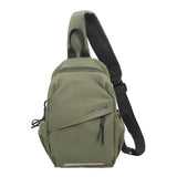 Unisex Nylon Bucket Bag – Lightweight Casual Shoulder Crossbody with Zipper Closure