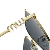 2025 Luxury Designer Sunglasses – Oversized Square Frame with UV400 Protection & Mirror Finish Lenses