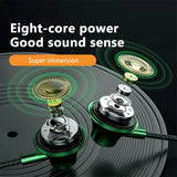 Wired Earbuds with Microphone - 3.5mm & Type-C Gaming Headset for Sports & Mobile Phones