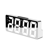 LED Digital Alarm Clock with Temperature, Snooze, and Adjustable Brightness