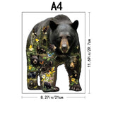 Wooden Animal Jigsaw Puzzle – Creative Brain Game for Teens & Adults
