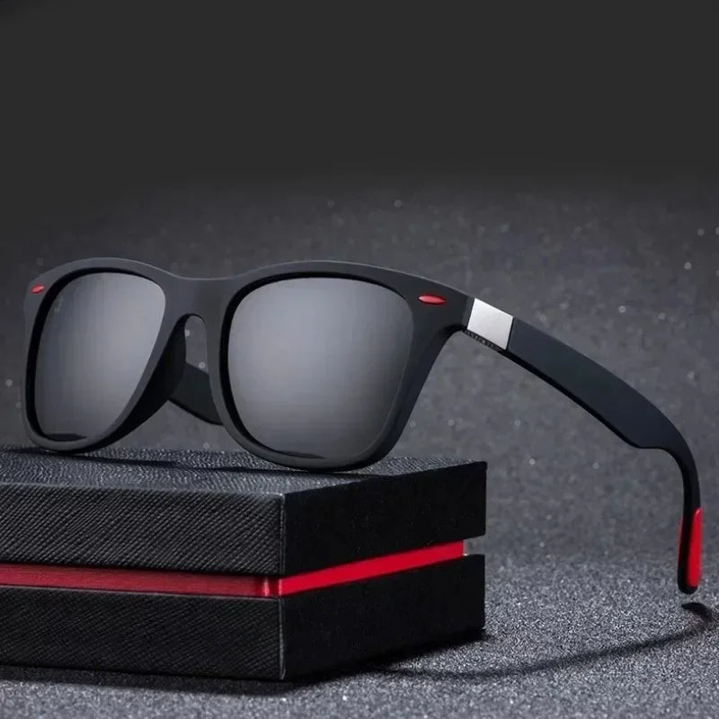 🕶️ Gafas de sol polarizadas cuadradas vintage de moda: gafas clásicas retro UV400 🕶️