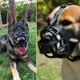 Adjustable Dog Muzzle with Reflective Strips – Safe, Comfortable & Secure Training Aid