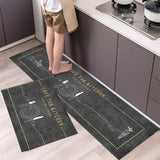 Alfombrilla suave y lavable: alfombra larga antideslizante para cocina, dormitorio, pasillo y baño
