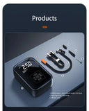 Portable Wireless Car Air Pump with Digital Display & Multi-Mode Inflation