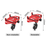 MUQZI Bike Phone Mount – 360° Adjustable, Durable Aluminum Alloy Holder for Bicycles and Motorcycles