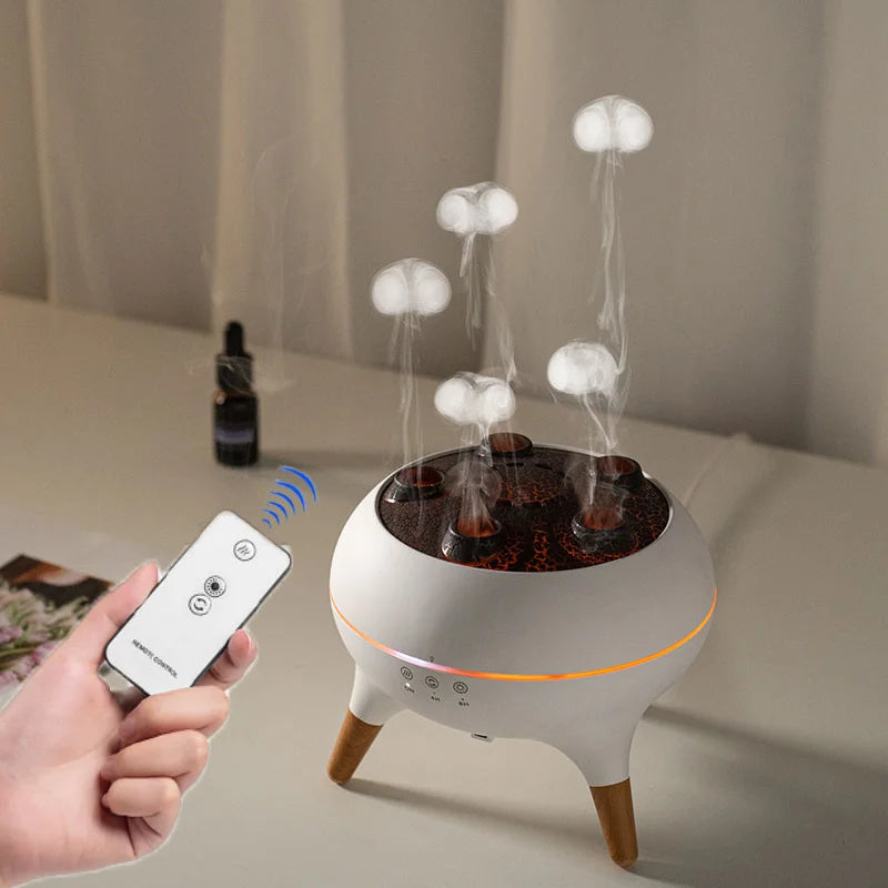 Rain Cloud Aromatherapy Humidifier with Timer & Remote Control