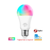 Smart WiFi & Zigbee LED Light Bulb | RGB + Warm & Cool White | E27/E14/GU10 | Alexa & Google Home Compatible