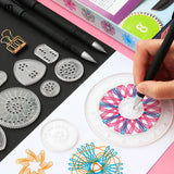 Montessori Spirograph Drawing Kit - Creative Geometric Art Toy for Kids